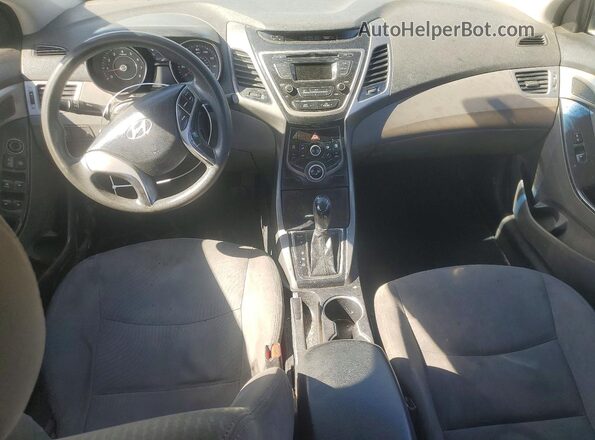 5NPDH4AE7GH681038 2016 HYUNDAI ELANTRA Silver Առջևի վահանակի տեսք