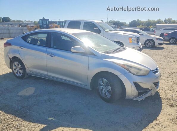 5NPDH4AE7GH681038 2016 HYUNDAI ELANTRA Silver Առջևի աջ