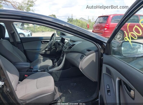 5NPDH4AE7GH682318 2016 HYUNDAI ELANTRA Black Vista interior delantera