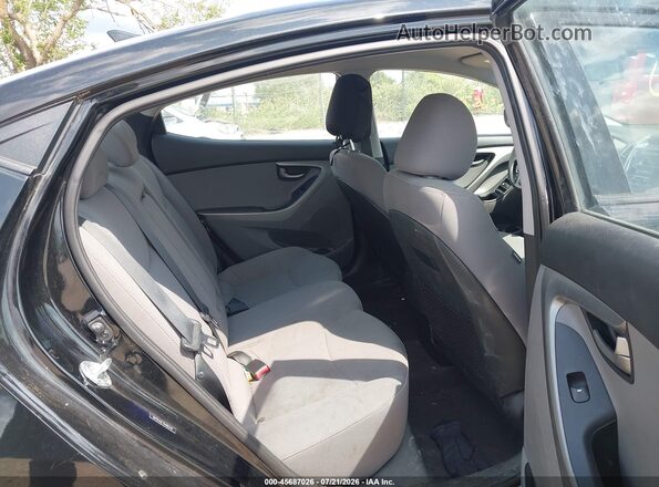 5NPDH4AE7GH682318 2016 HYUNDAI ELANTRA Black Vista de la etiqueta del VIN
