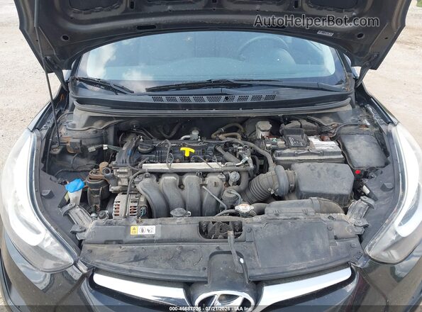 5NPDH4AE7GH682318 2016 HYUNDAI ELANTRA Black Vista trasera