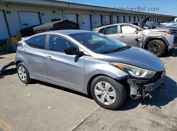 5NPDH4AE7GH700980 2016 HYUNDAI ELANTRA Серый Передняя правая четверть