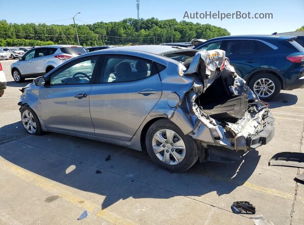 5NPDH4AE7GH700980 2016 HYUNDAI ELANTRA Серый Задняя левая четверть