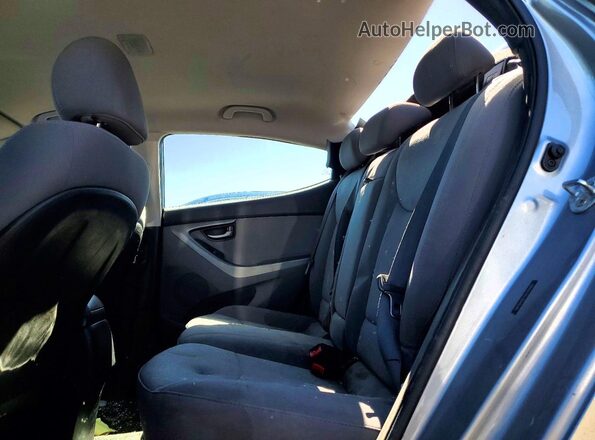 5NPDH4AE7GH700980 2016 HYUNDAI ELANTRA Серый Вид задних сидений