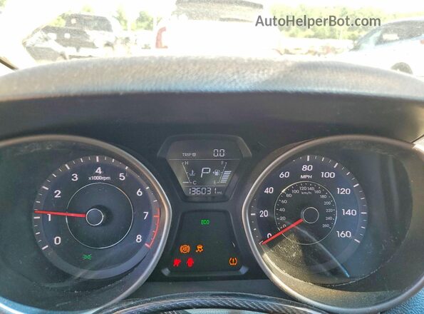 5NPDH4AE7GH700980 2016 HYUNDAI ELANTRA Серый Вид щитка приборов