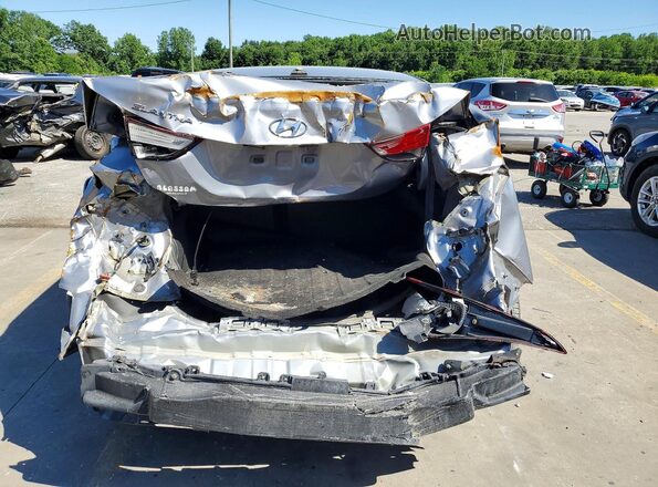 5NPDH4AE7GH700980 2016 HYUNDAI ELANTRA Серый Вид сзади