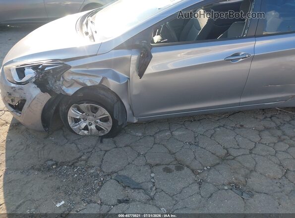 5NPDH4AE7GH719609 2016 HYUNDAI ELANTRA Gray Դիմացի տեսք