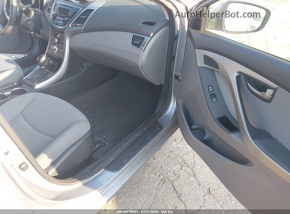 5NPDH4AE7GH719609 2016 HYUNDAI ELANTRA Gray Սալոնի դիմացի տեսք