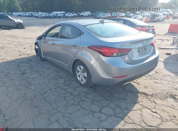 5NPDH4AE7GH719609 2016 HYUNDAI ELANTRA Gray Հետևի ձախ