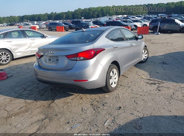5NPDH4AE7GH719609 2016 HYUNDAI ELANTRA Gray Հետևի աջ