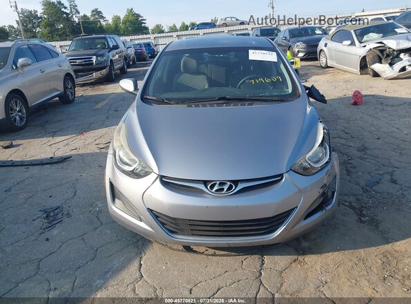5NPDH4AE7GH719609 2016 HYUNDAI ELANTRA Gray Սարքավորումների վահանակի տեսք