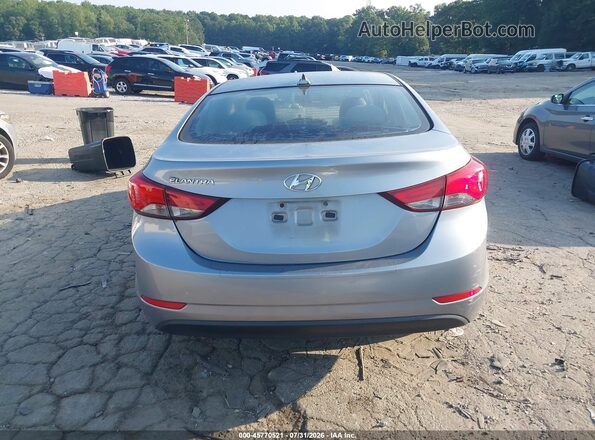 5NPDH4AE7GH719609 2016 HYUNDAI ELANTRA Gray 