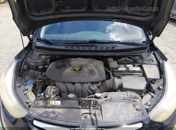 5NPDH4AE7GH725023 2016 HYUNDAI ELANTRA Black Вид ззаду