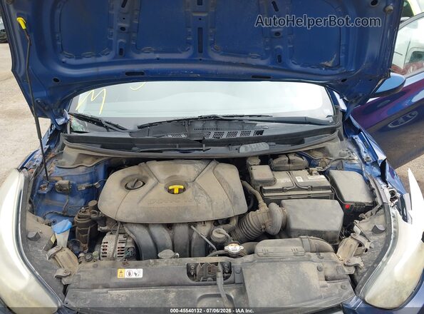 5NPDH4AE7GH736006 2016 HYUNDAI ELANTRA Blue Вид ззаду