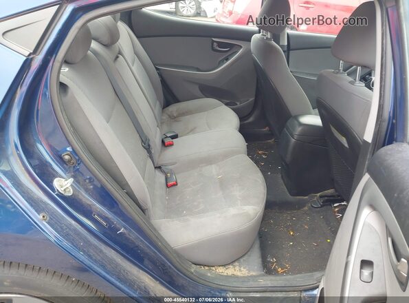 5NPDH4AE7GH736006 2016 HYUNDAI ELANTRA Blue Вид наклейки з VIN-кодом