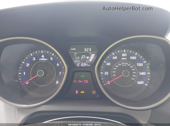 5NPDH4AE7GH738936 2016 HYUNDAI ELANTRA Silver Вид задніх сидінь