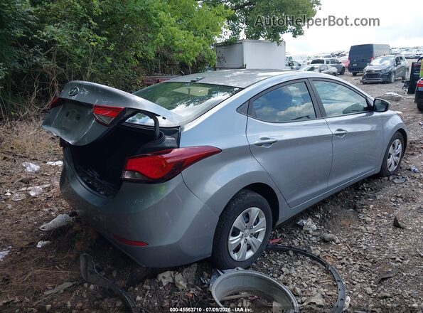 5NPDH4AE7GH738936 2016 HYUNDAI ELANTRA Silver Задня права чверть