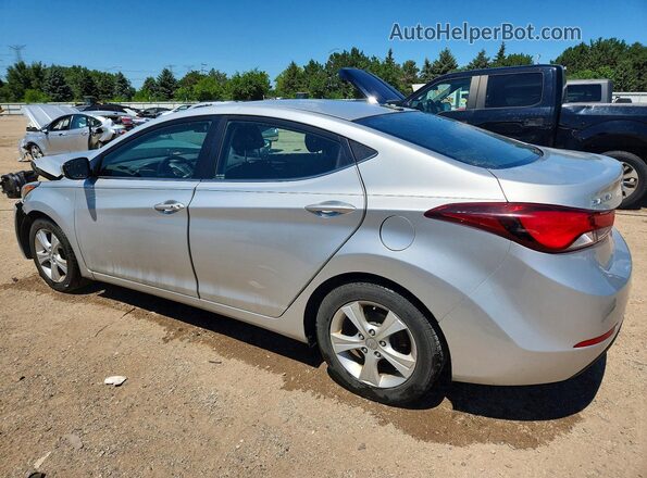 5NPDH4AE7GH750620 2016 HYUNDAI ELANTRA Silver Tył lewy