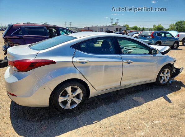 5NPDH4AE7GH750620 2016 HYUNDAI ELANTRA Silver Tył prawy