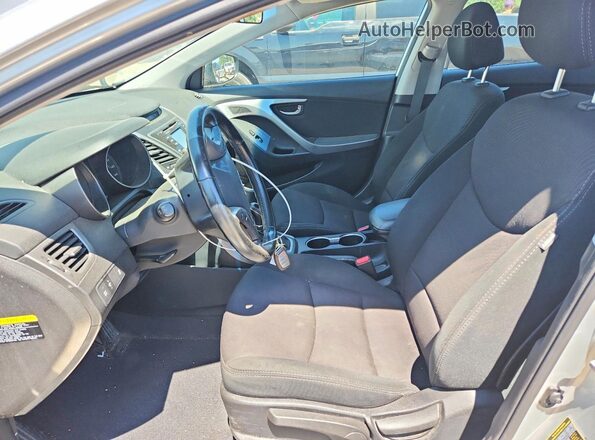 5NPDH4AE7GH750620 2016 HYUNDAI ELANTRA Silver Widok wnętrza z przodu