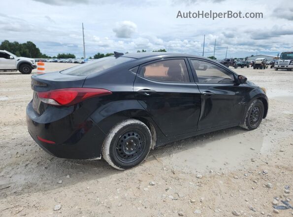5NPDH4AE7GH750827 2016 HYUNDAI ELANTRA Black Trasero derecho
