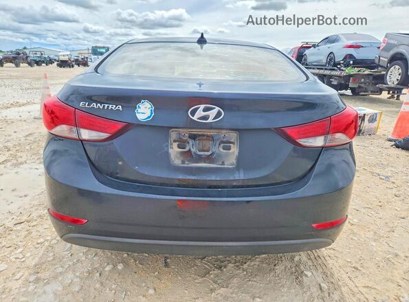 5NPDH4AE7GH750827 2016 HYUNDAI ELANTRA Black Vista trasera