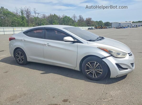 5NPDH4AE7GH751914 2016 HYUNDAI ELANTRA Silver Front right
