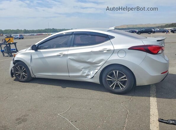 5NPDH4AE7GH751914 2016 HYUNDAI ELANTRA Silver Rear left