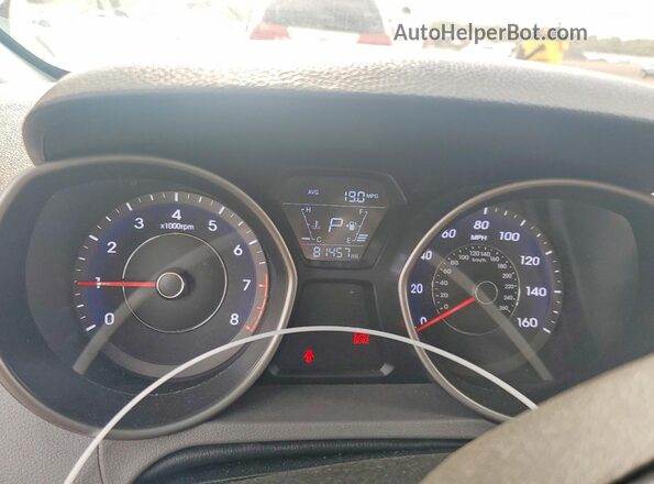 5NPDH4AE7GH751914 2016 HYUNDAI ELANTRA Silver Instrument cluster view
