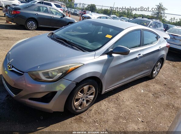5NPDH4AE7GH766476 2016 HYUNDAI ELANTRA Light Blue Front left