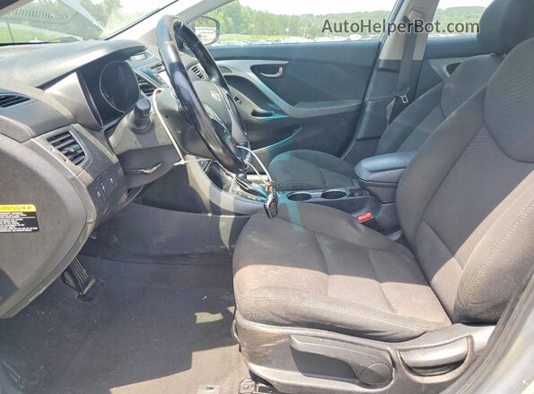 5NPDH4AE7GH778188 2016 HYUNDAI ELANTRA Silver Սալոնի դիմացի տեսք