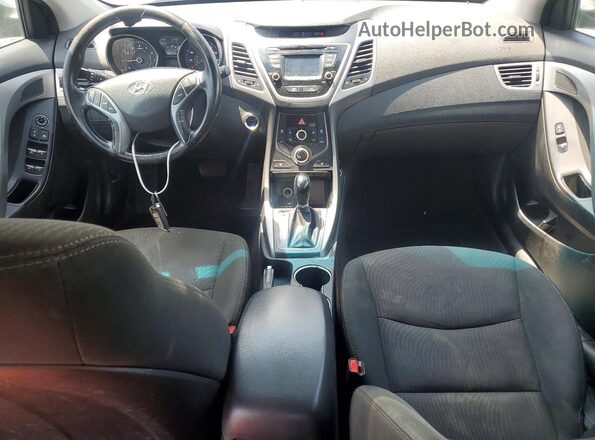 5NPDH4AE7GH778188 2016 HYUNDAI ELANTRA Silver Առջևի վահանակի տեսք