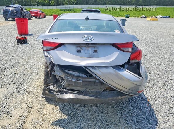 5NPDH4AE7GH778188 2016 HYUNDAI ELANTRA Silver Հետևի տեսք