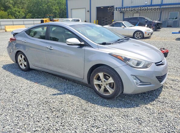 5NPDH4AE7GH778188 2016 HYUNDAI ELANTRA Silver Առջևի աջ