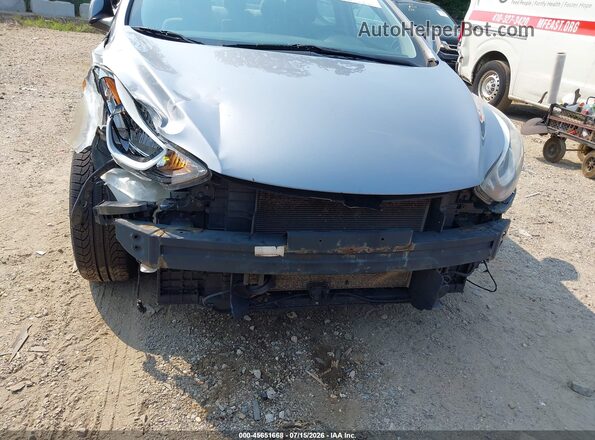 5NPDH4AE8GH681436 2016 HYUNDAI ELANTRA Gray წინა ხედი