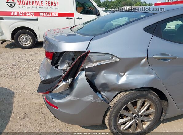 5NPDH4AE8GH681436 2016 HYUNDAI ELANTRA Gray 