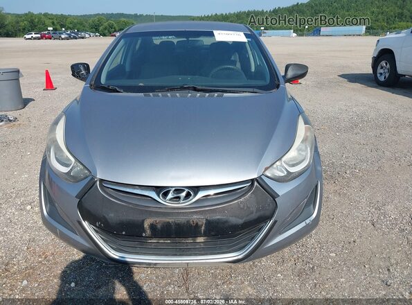 5NPDH4AE8GH688337 2016 HYUNDAI ELANTRA Silver Вид спереду