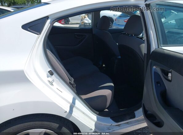 5NPDH4AE8GH692839 2016 HYUNDAI ELANTRA White VIN sticker view