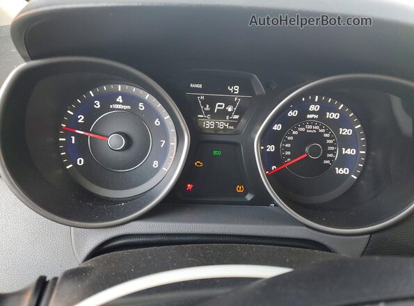 5NPDH4AE8GH695563 2016 HYUNDAI ELANTRA White Widok zestawu wskaźników