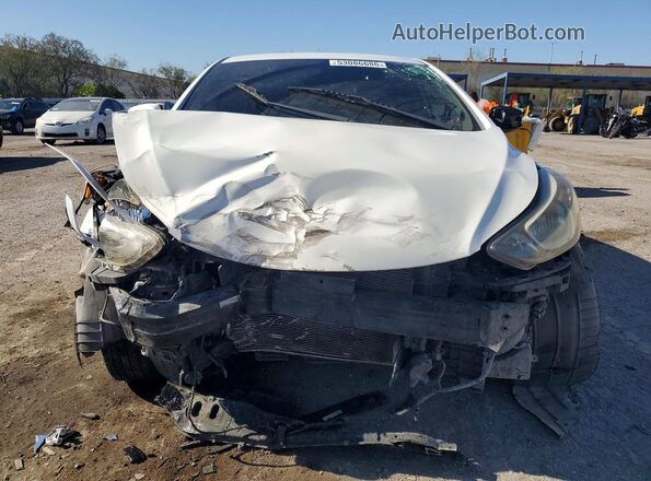 5NPDH4AE8GH695563 2016 HYUNDAI ELANTRA White Widok z przodu
