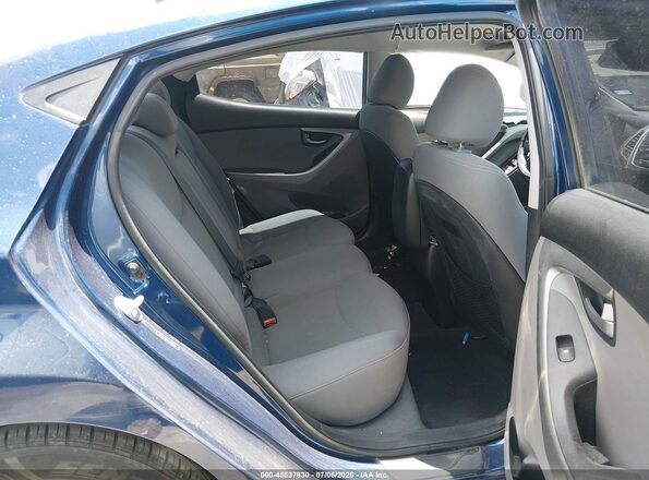 5NPDH4AE8GH703810 2016 HYUNDAI ELANTRA Blue VIN կոդի պիտակի տեսք