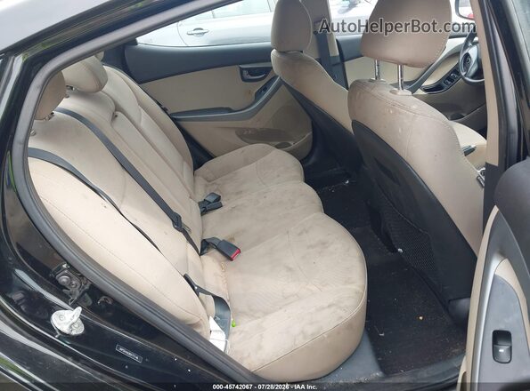 5NPDH4AE8GH711146 2016 HYUNDAI ELANTRA Black VIN კოდის სტიკერის ხედი