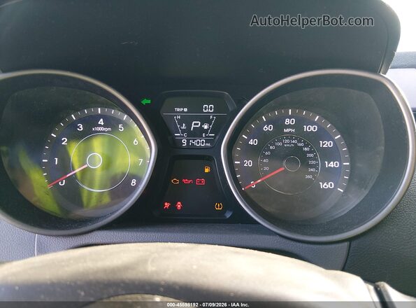 5NPDH4AE8GH716931 2016 HYUNDAI ELANTRA Фиолетовый Вид задних сидений