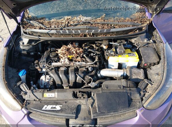 5NPDH4AE8GH716931 2016 HYUNDAI ELANTRA Фиолетовый Вид сзади