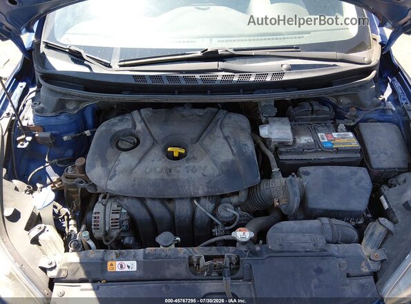 5NPDH4AE8GH720042 2016 HYUNDAI ELANTRA Blue Widok z tyłu