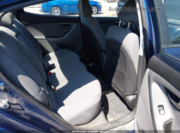 5NPDH4AE8GH720042 2016 HYUNDAI ELANTRA Blue Widok naklejki z numerem VIN