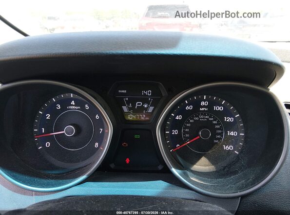 5NPDH4AE8GH720042 2016 HYUNDAI ELANTRA Blue Widok tylnych siedzeń