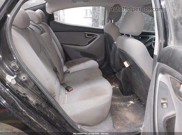 5NPDH4AE8GH728562 2016 HYUNDAI ELANTRA Black Widok naklejki z numerem VIN