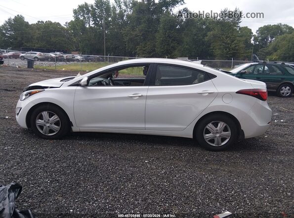5NPDH4AE8GH728870 2016 HYUNDAI ELANTRA White Vista interior de 360 grados