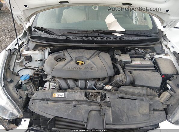 5NPDH4AE8GH728870 2016 HYUNDAI ELANTRA White Vista trasera